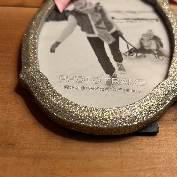 💚 3 for $15 💚 - Sparkly Photo Frame With Bow - NWOT - Picture 3 of 16